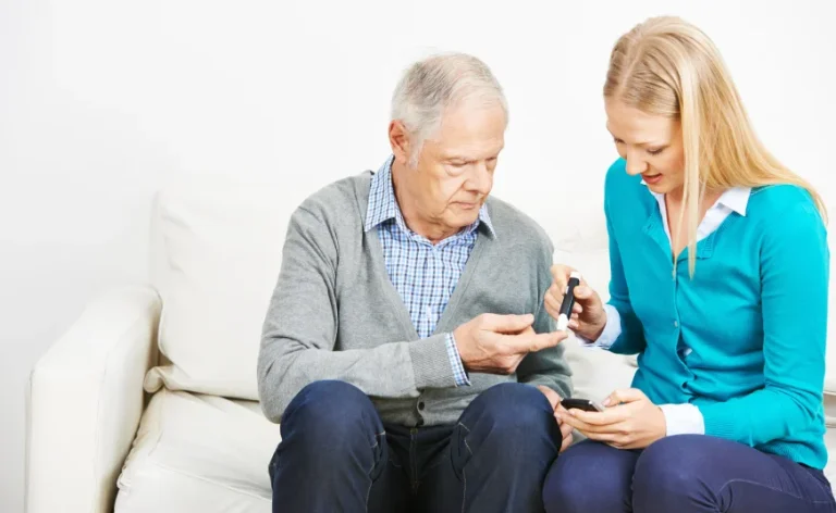 Assistance with blood sugar testing